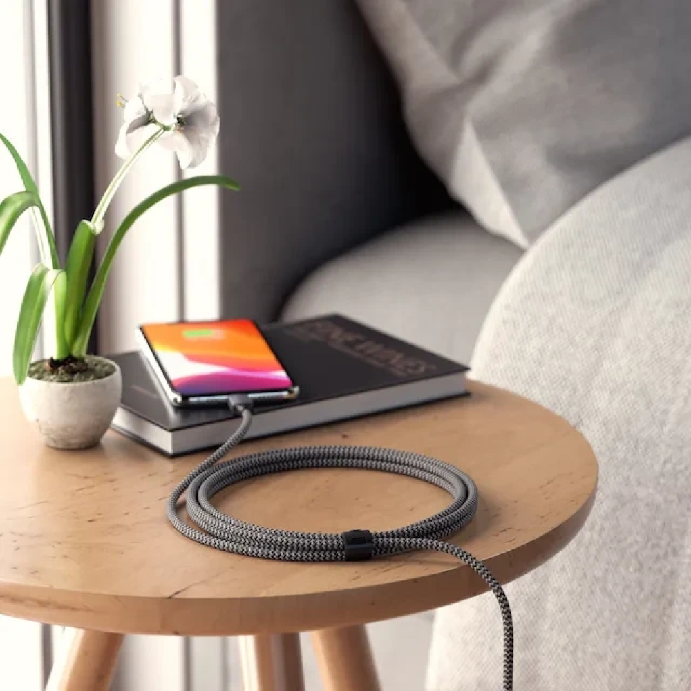 Кабель для передачи данных 1.8 метра USB-C to Lightning Satechi Cable Space Gray (ST-TCL18M)