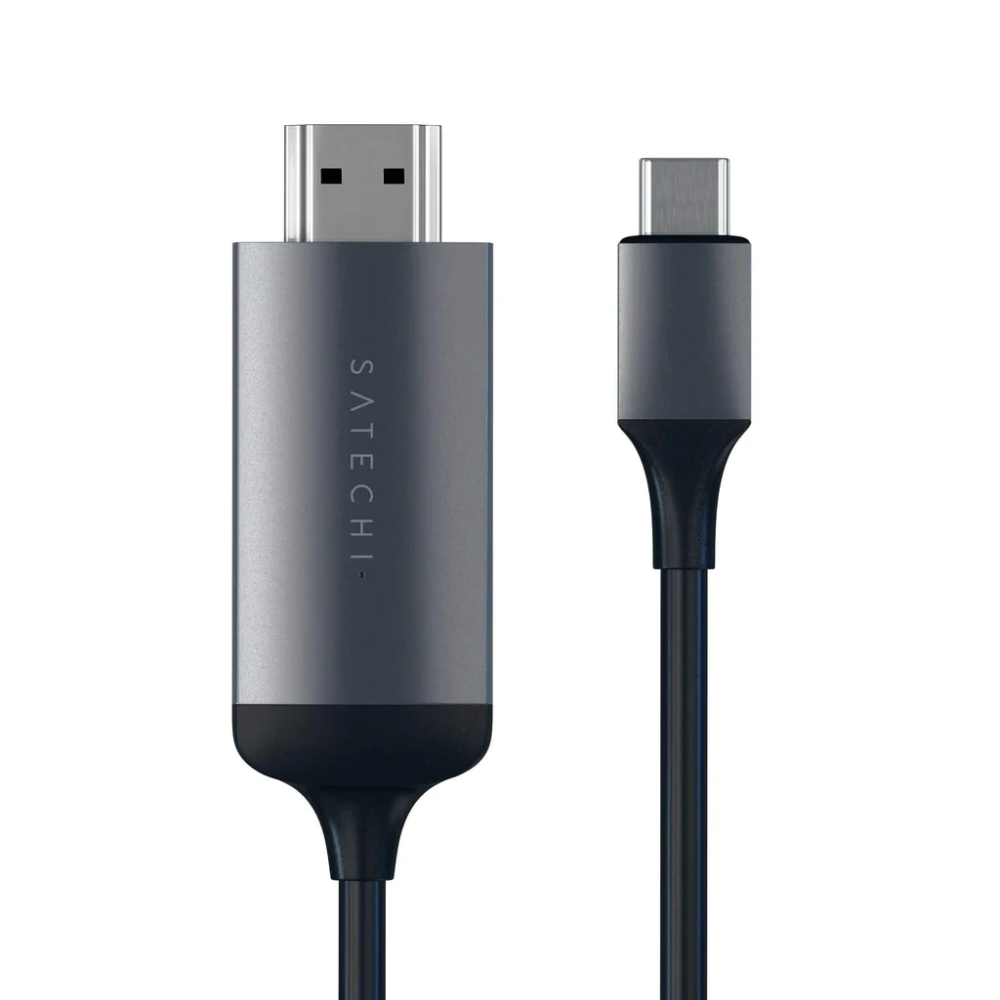 Кабель для передачи данных 1.8 метра Type-C to 4K HDMI Satechi Cable Space Gray (ST-CHDMIM)