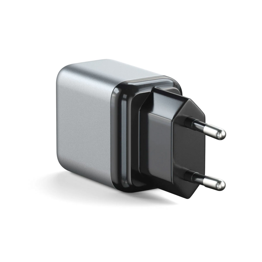 Сетевое устройство для зарядки электроники Satechi 30W USB-C PD Gan Wall Charger Space Gray