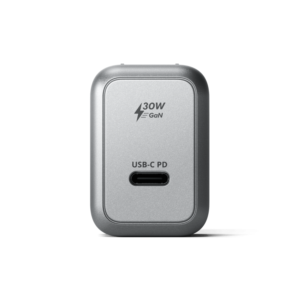 Сетевое устройство для зарядки электроники Satechi 30W USB-C PD Gan Wall Charger Space Gray