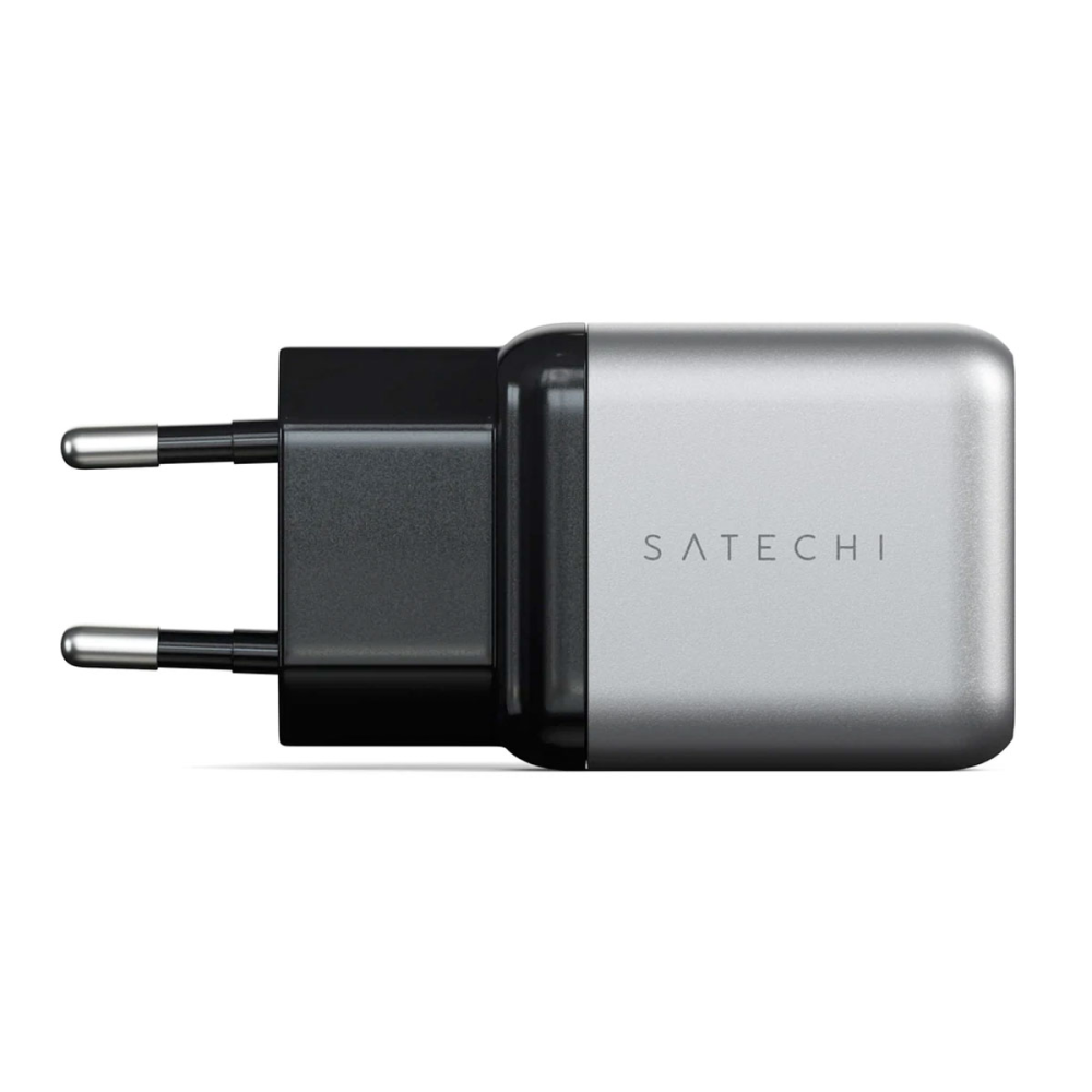 Сетевое устройство для зарядки электроники Satechi 30W USB-C PD Gan Wall Charger Space Gray