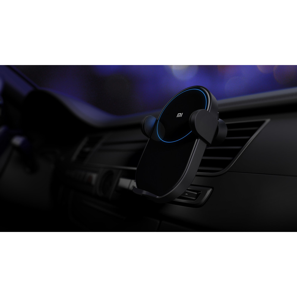 Автомобильный держатель Xiaomi с беспроводной зарядкой Mi Qi Car Wireless Charger